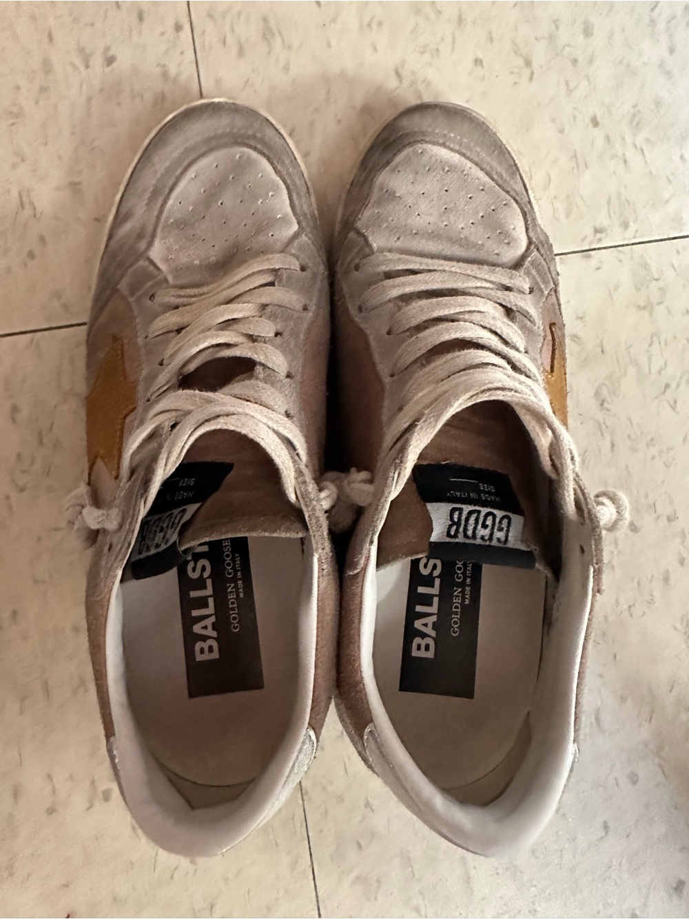 Golden Goose Ballstar sneakers with Gold Star